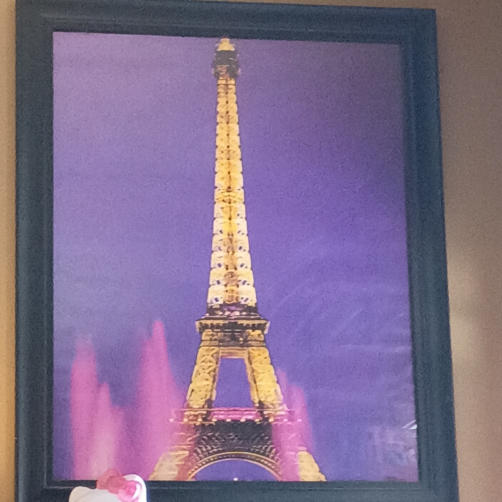 Framed Eiffel Tower Poster